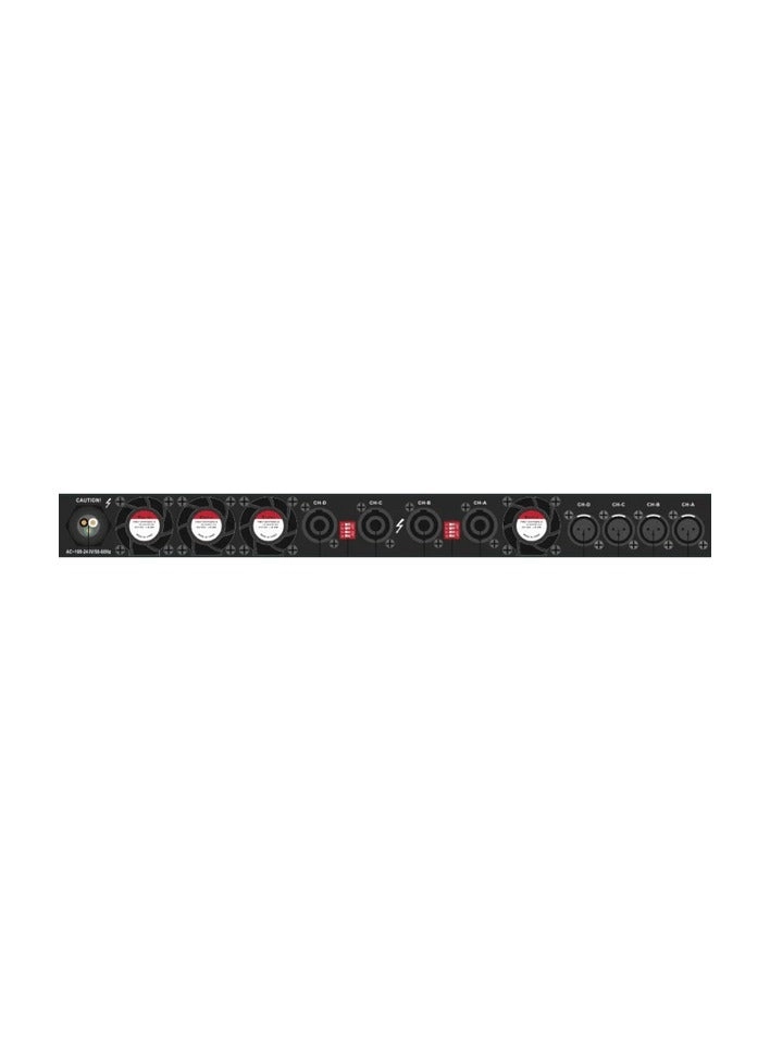 DP-4100 - Class D 4 channel 4x1700W
