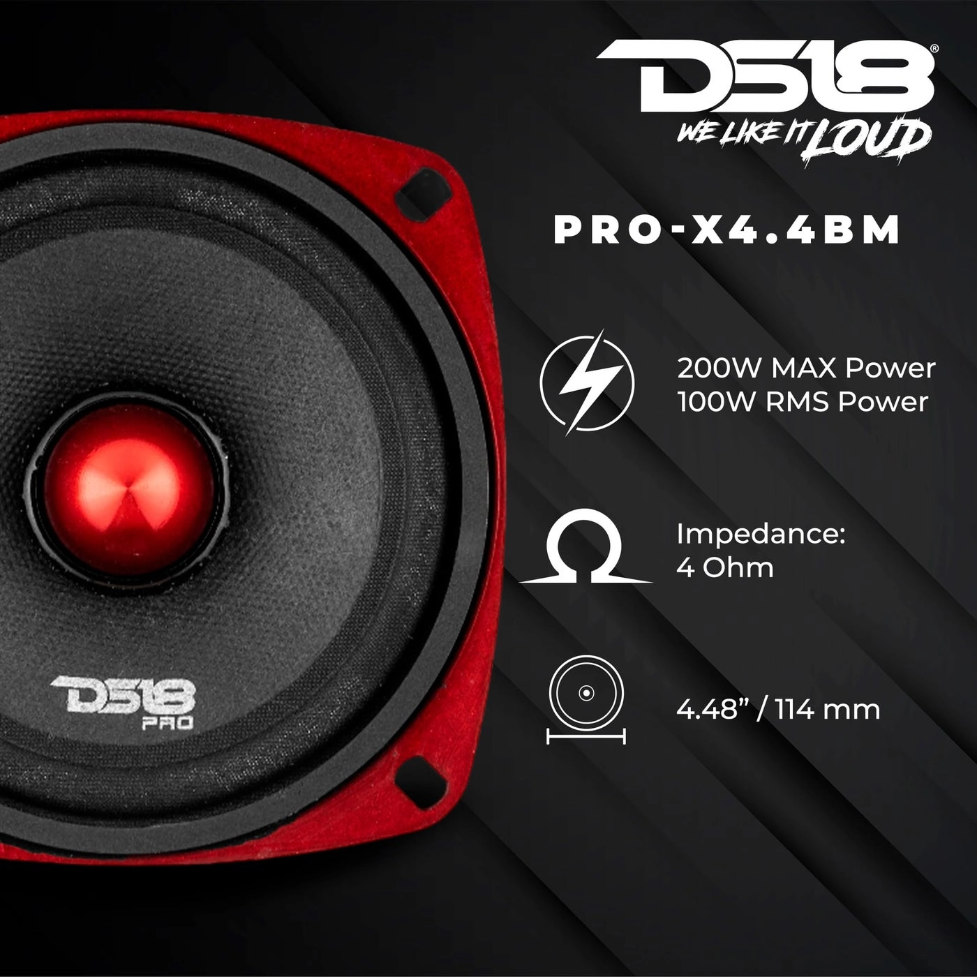 PRO-X4M - 4 Inches Surround Sound