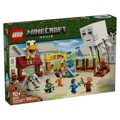 Minecraft The Ghast Balloon Village Attack (21273)