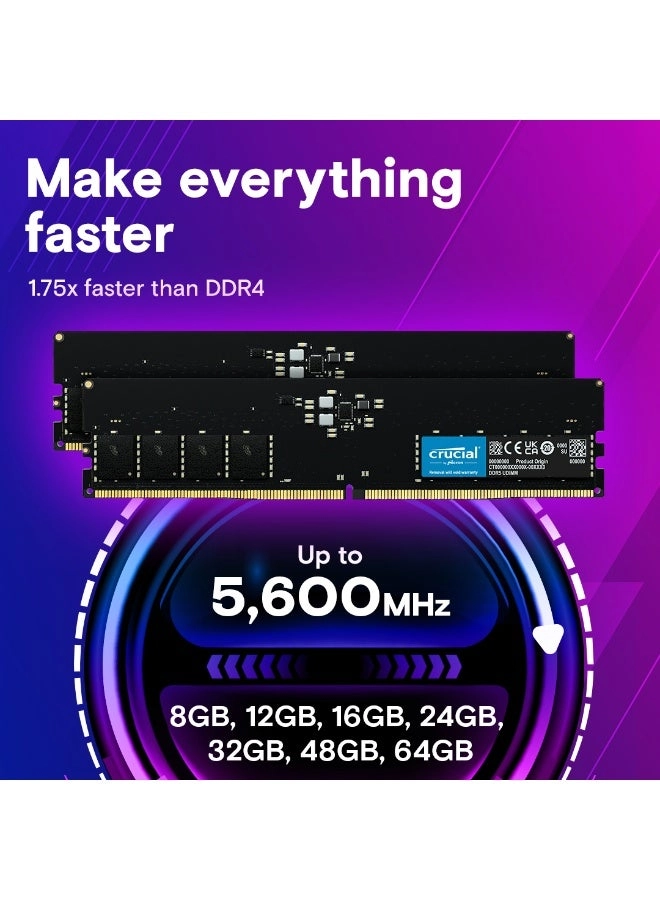 CT32G56C46U5 - 32 GB 5600 MHz Desktop DDR5