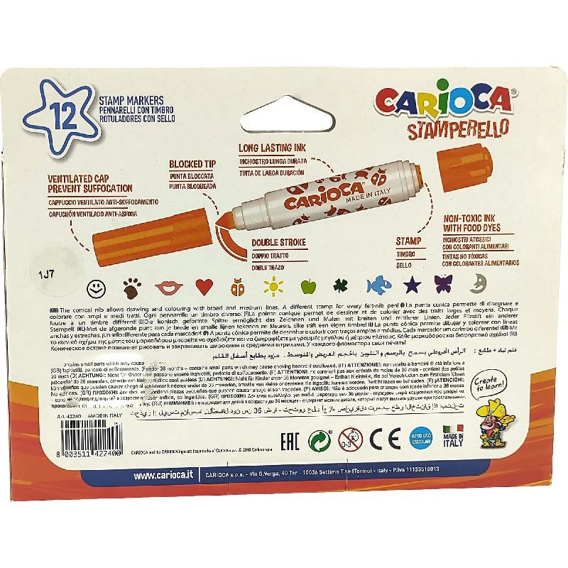 Stamp Activity Collection - Pack of 12 Assorted Color