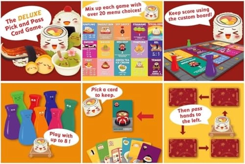 Sushi Go Party: The Deluxe - Card Game