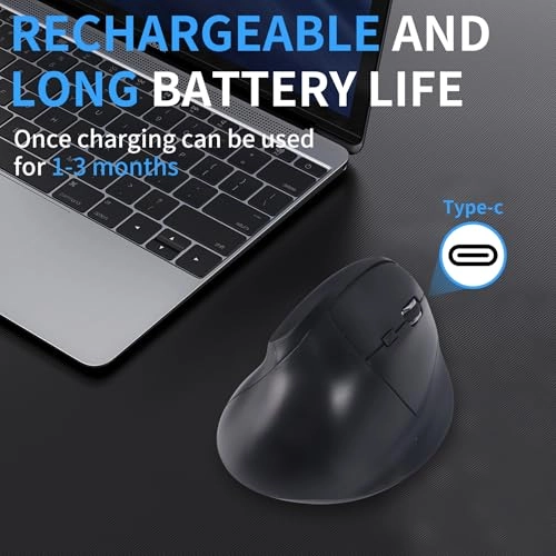 Ergonomic Mouse - Bluetooth USB