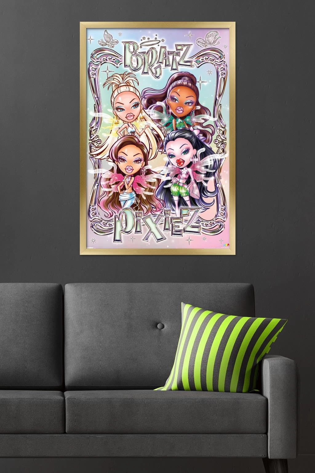Pixiez Wall Poster - Paper 34"L x 22.4"W