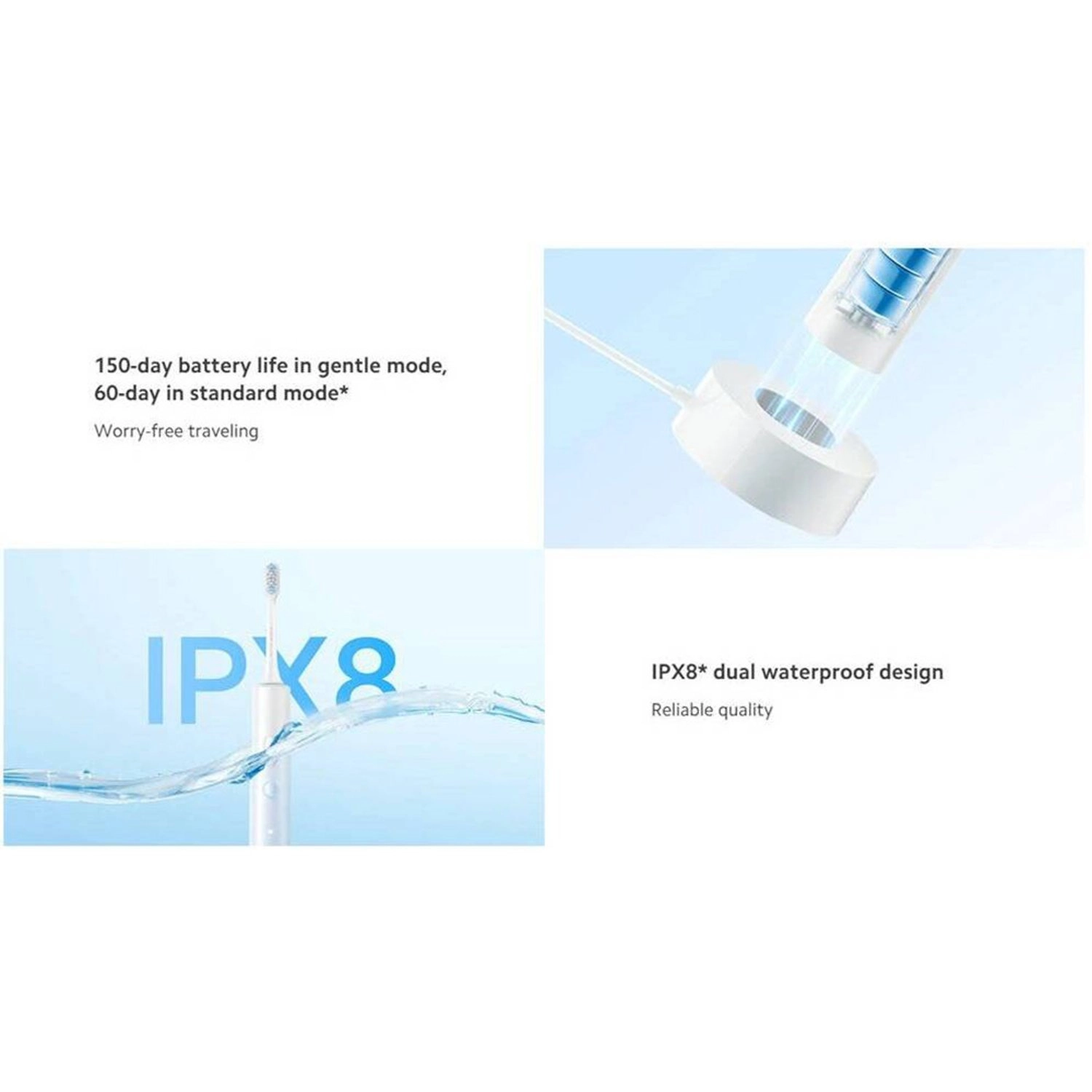 T302 - Dark Blue IPX8 Whitening