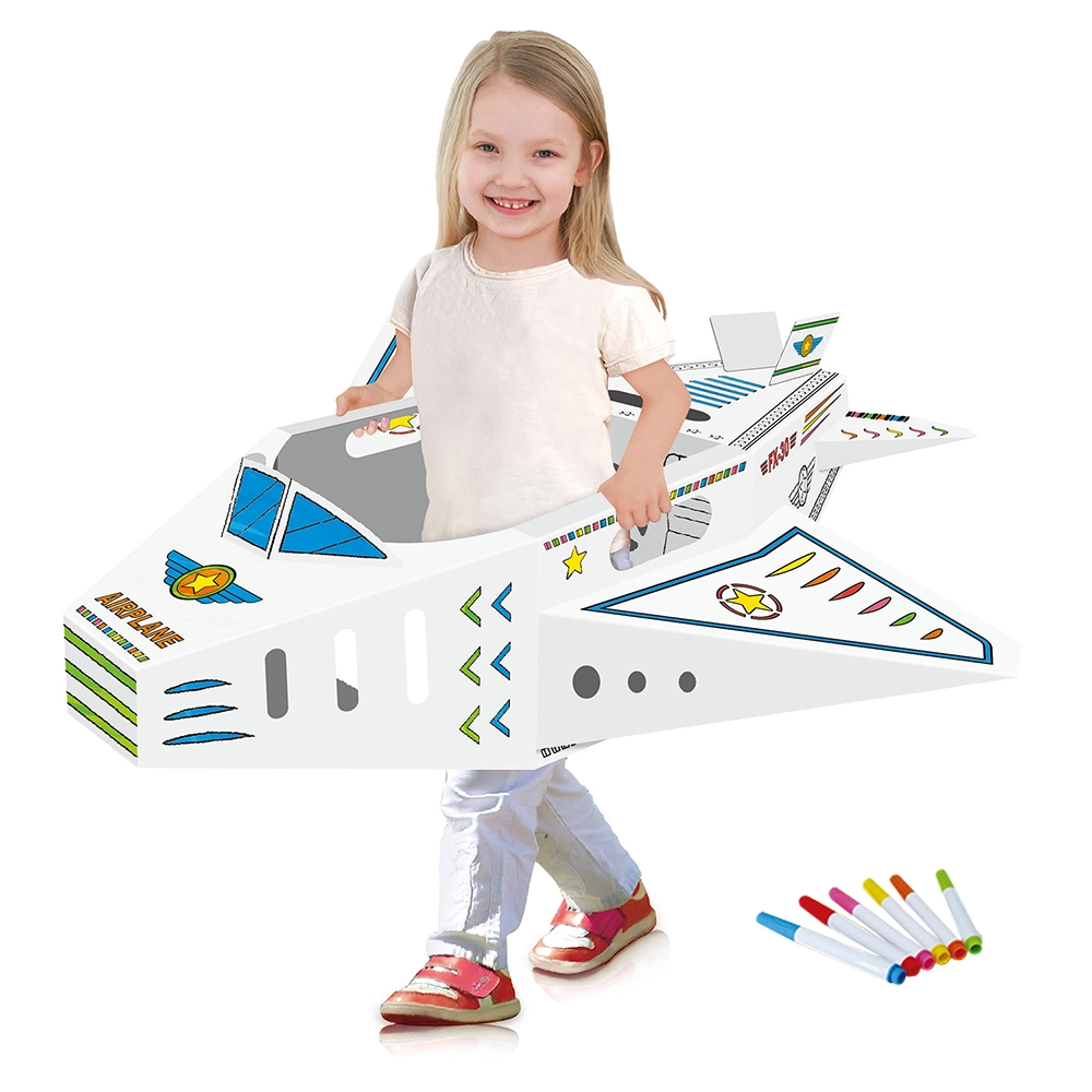 DIY Doodle Colouring Kit - Wearable Airplane - 3+ years
