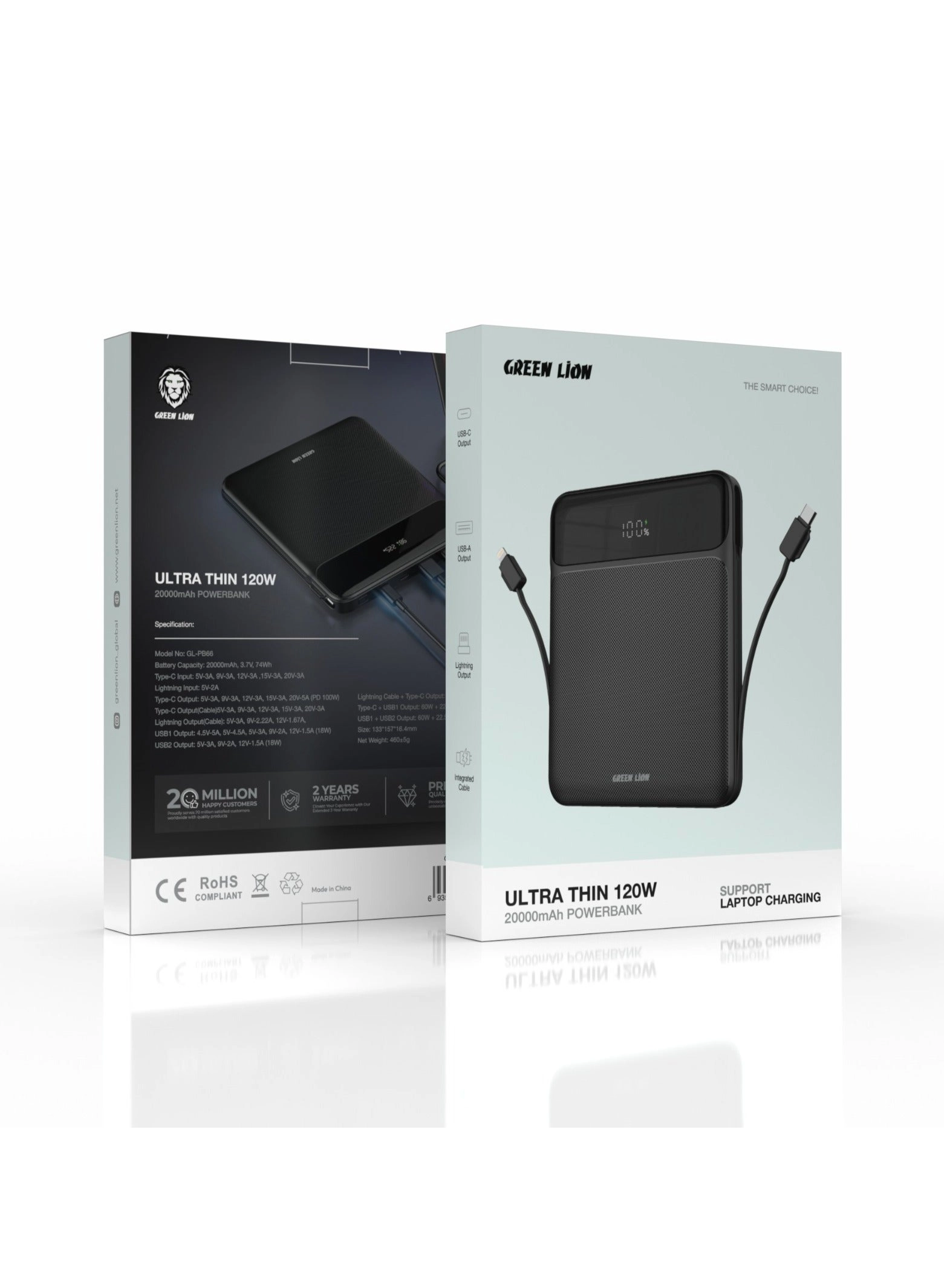 GNULTHIN20BK - 20000mAh 120W