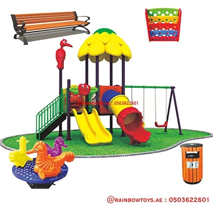 MULTI PURPOSE KIDS OUTDOOR PLAYING EQUIPMENTS - 550X330X330CM