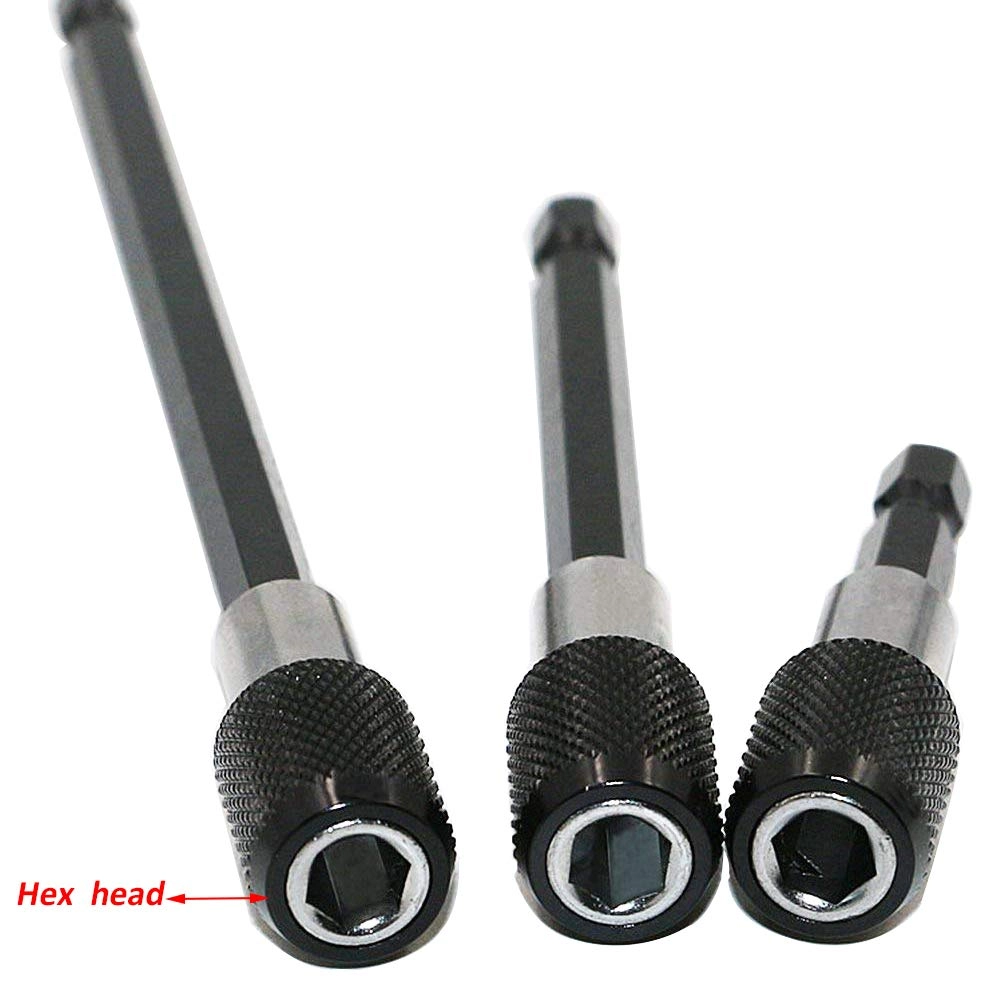 Magnetic Drill Bit Extension - 2/4/ 6 Inch 1/4 Inch