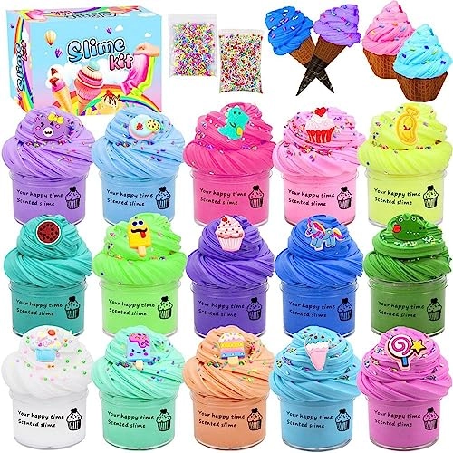 Fitto Soft Butter Slime Set - 4 - 6 years 15 pieces