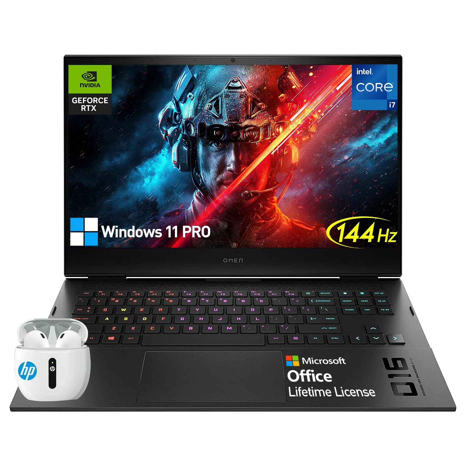 HP Omen - 16.1'' i7-11800H 64GB DDR4 2000GB SSD