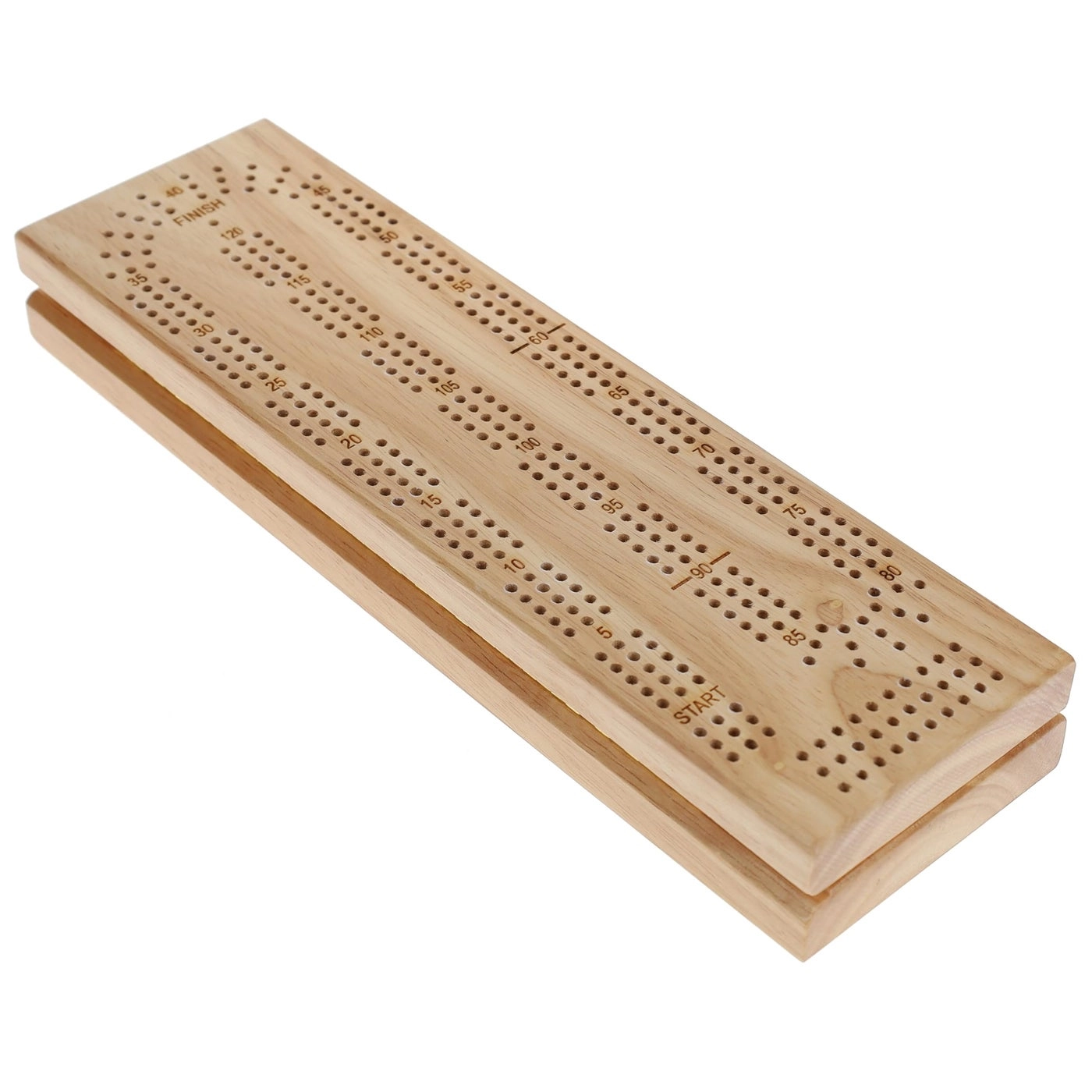 Cribbage Board - Wooden Black Stained 3 Track