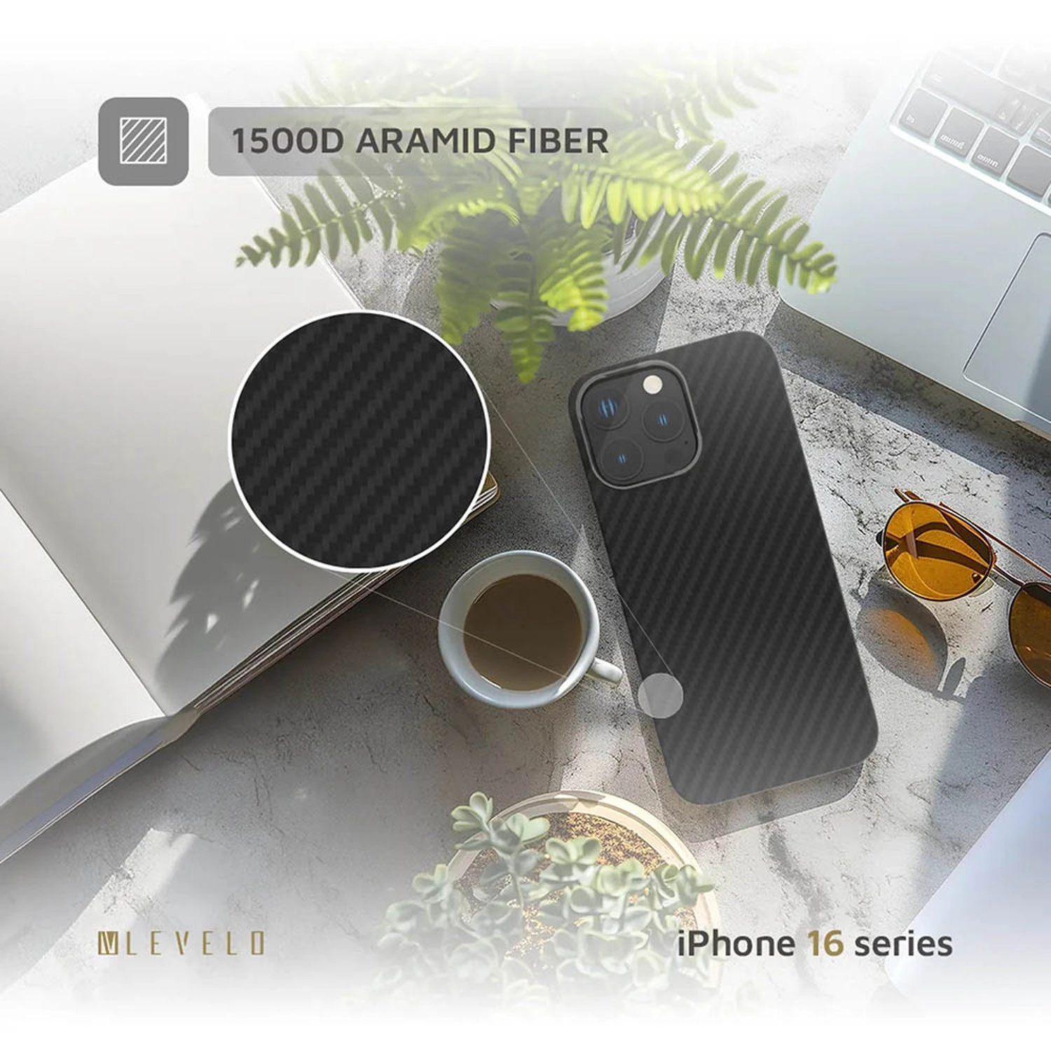 Sergei 1500D Case with MagSafe for iPhone 16 Pro Max