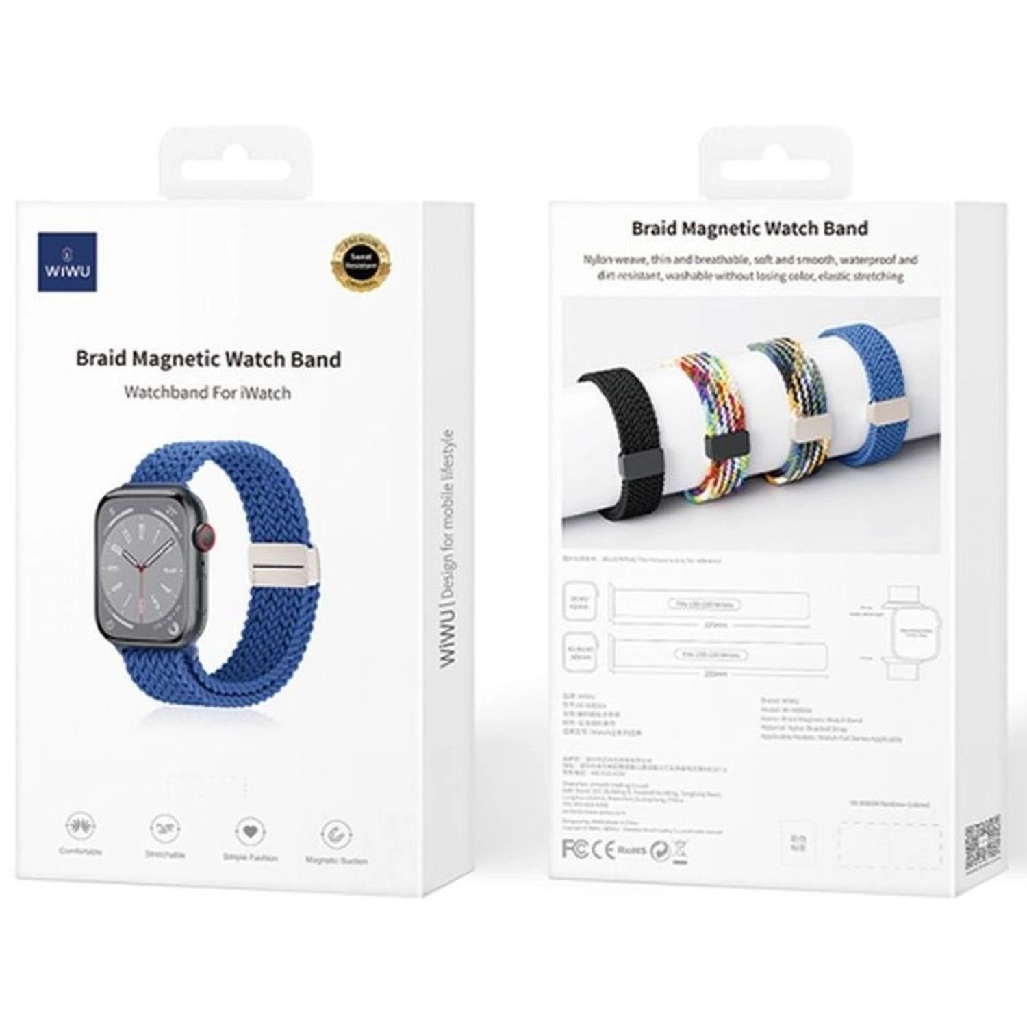 Braided Watch Band for Apple Watch - 42/49mm