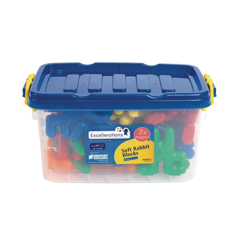 Soft Rabbit Blocks - 36 pieces