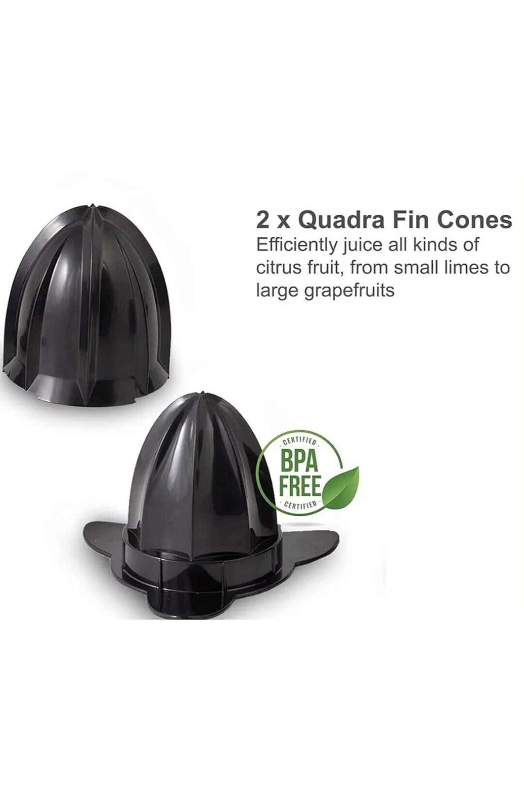 Heavy Duty Citrus Juicer - Copper Motor 2 Cones