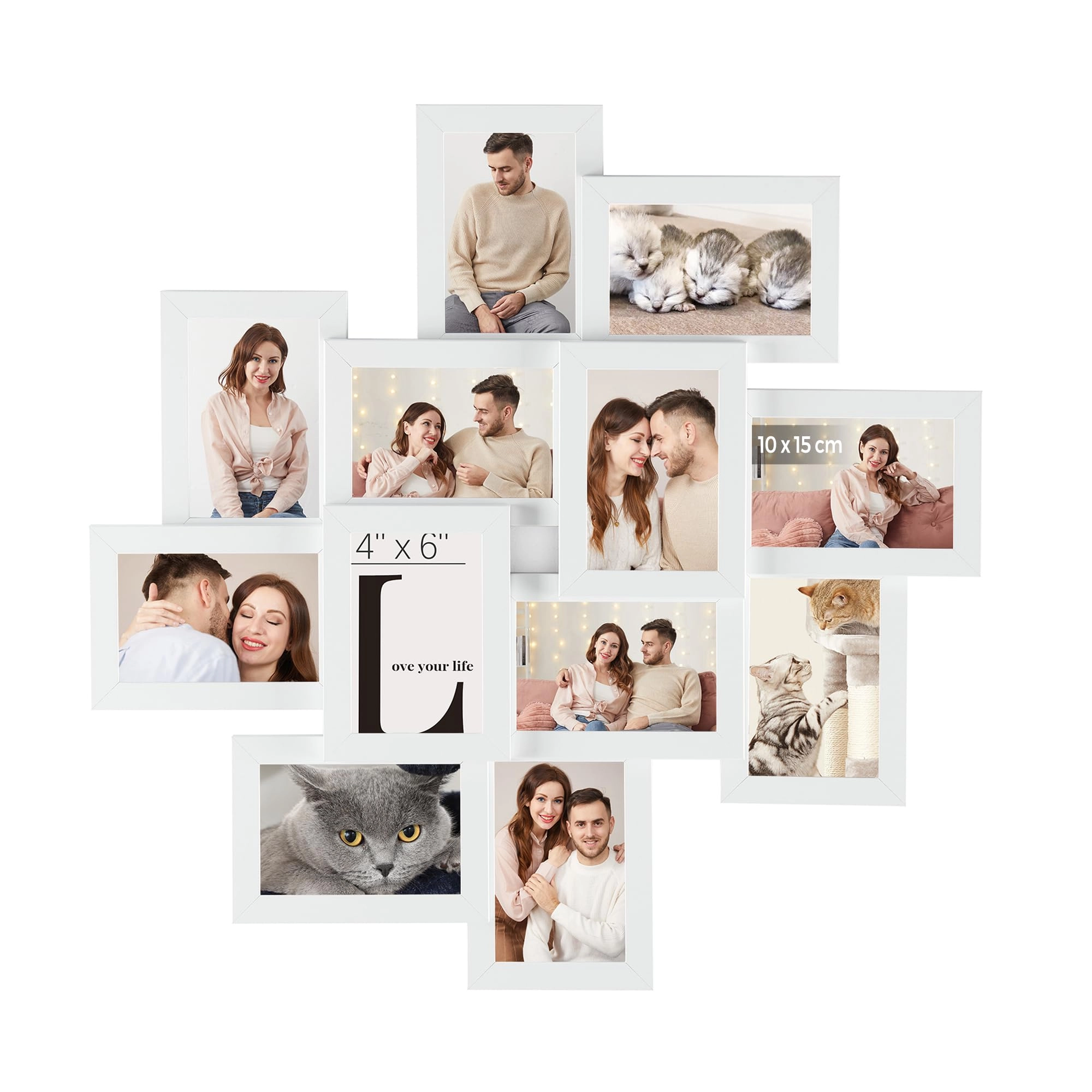 Songmics Picture Frame Collage - 4x6 12