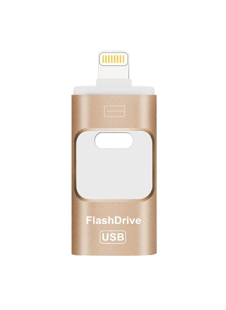USB Flash Drive - Type-C Interface + apple Head + USB 256GB