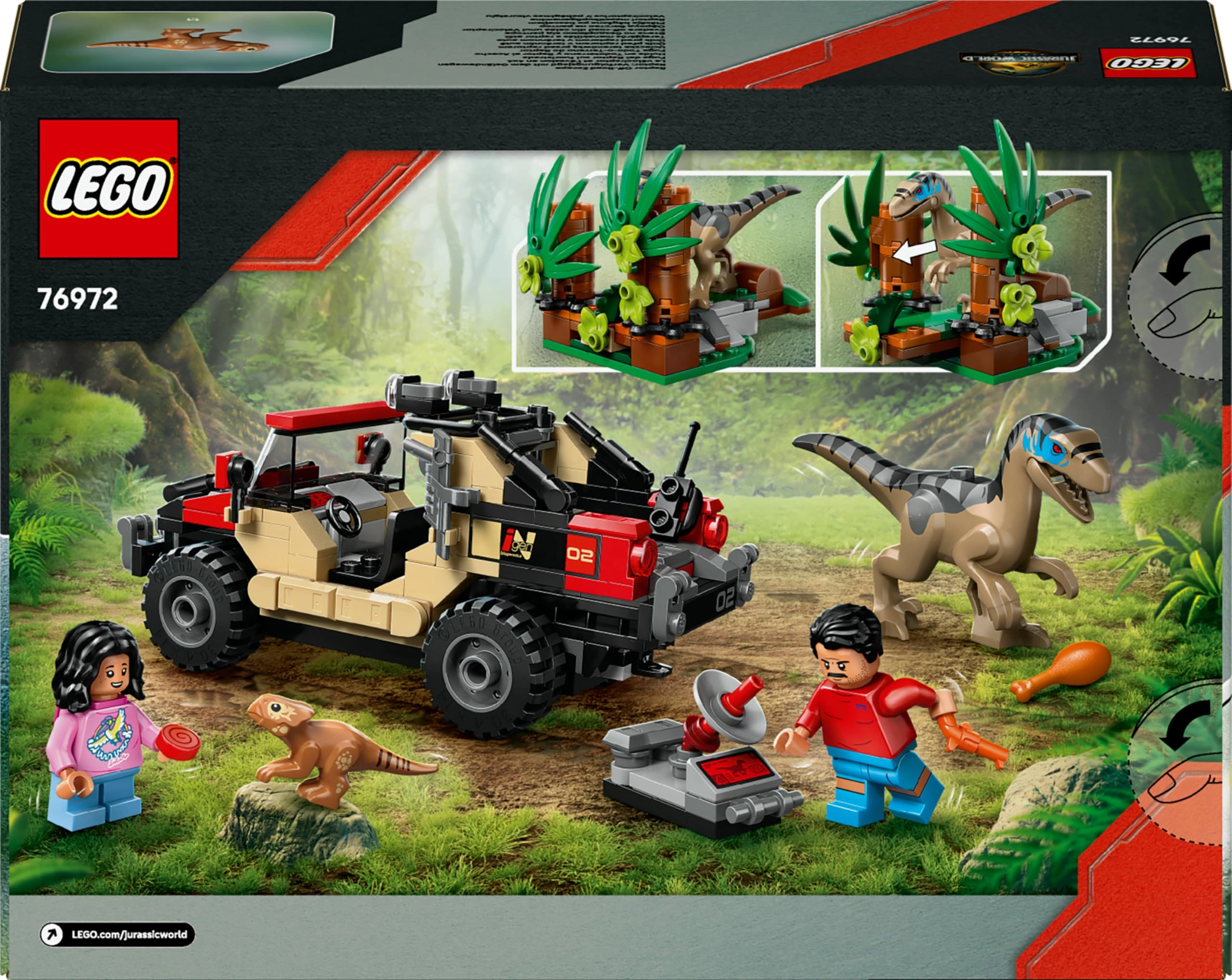 Jurassic World Raptor Off-Road Escape (76972)