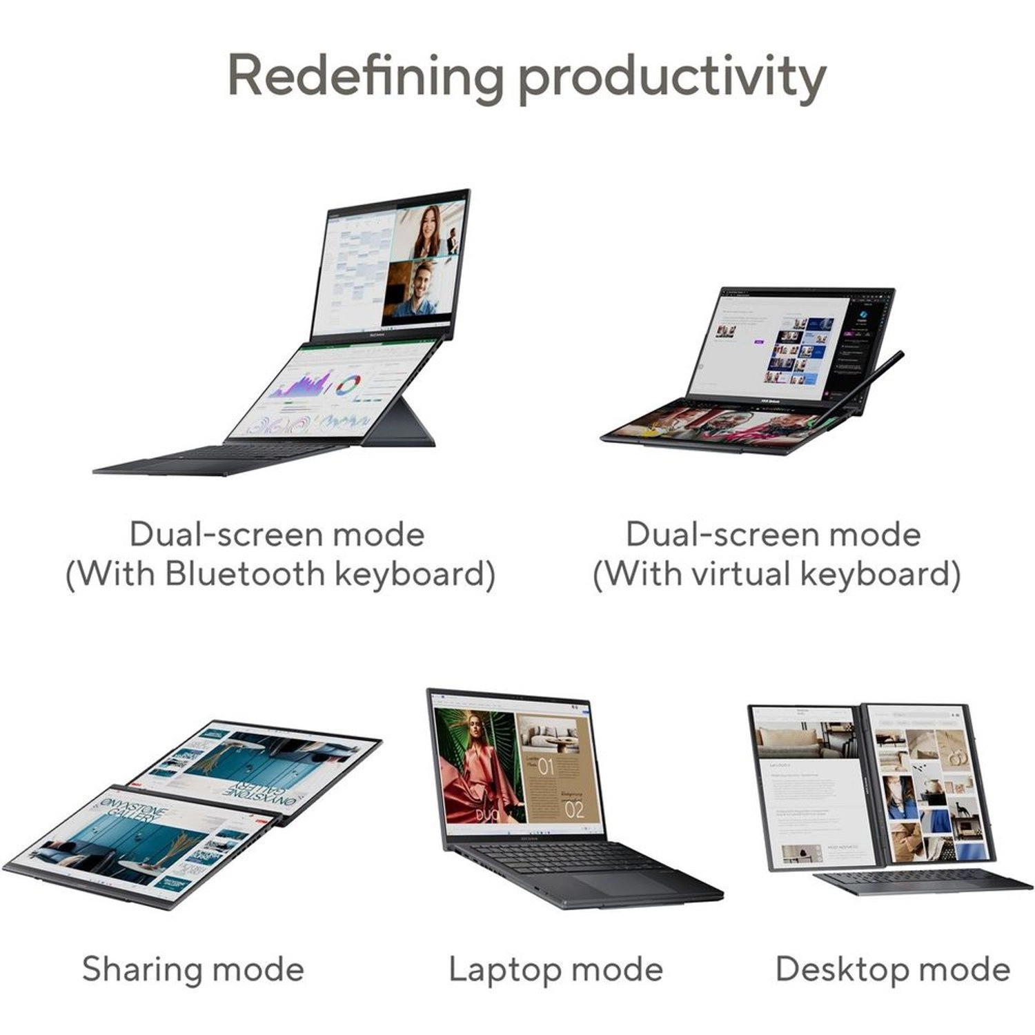 Zenbook DUO UX8406MA-DS76T - 14'' Core Ultra 7-155H 16GB DDR5 1TB SSD