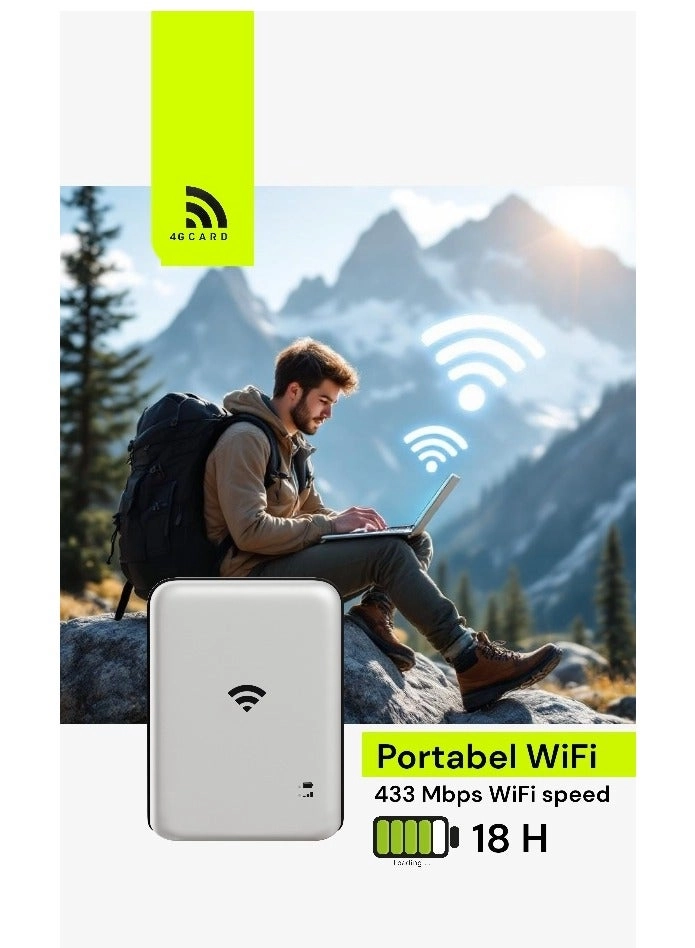 Portable Wi‑Fi Router - 4G / LTE 802.11 b /g/n/ ac 433Mbps