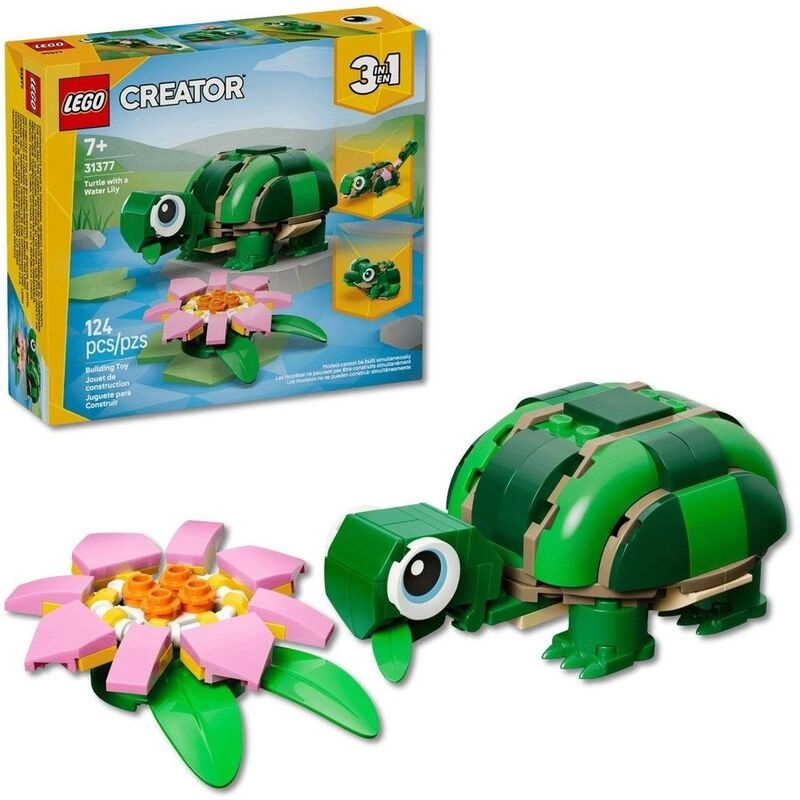LEGO Creator Turtle With A Water Lily Flower (31377)