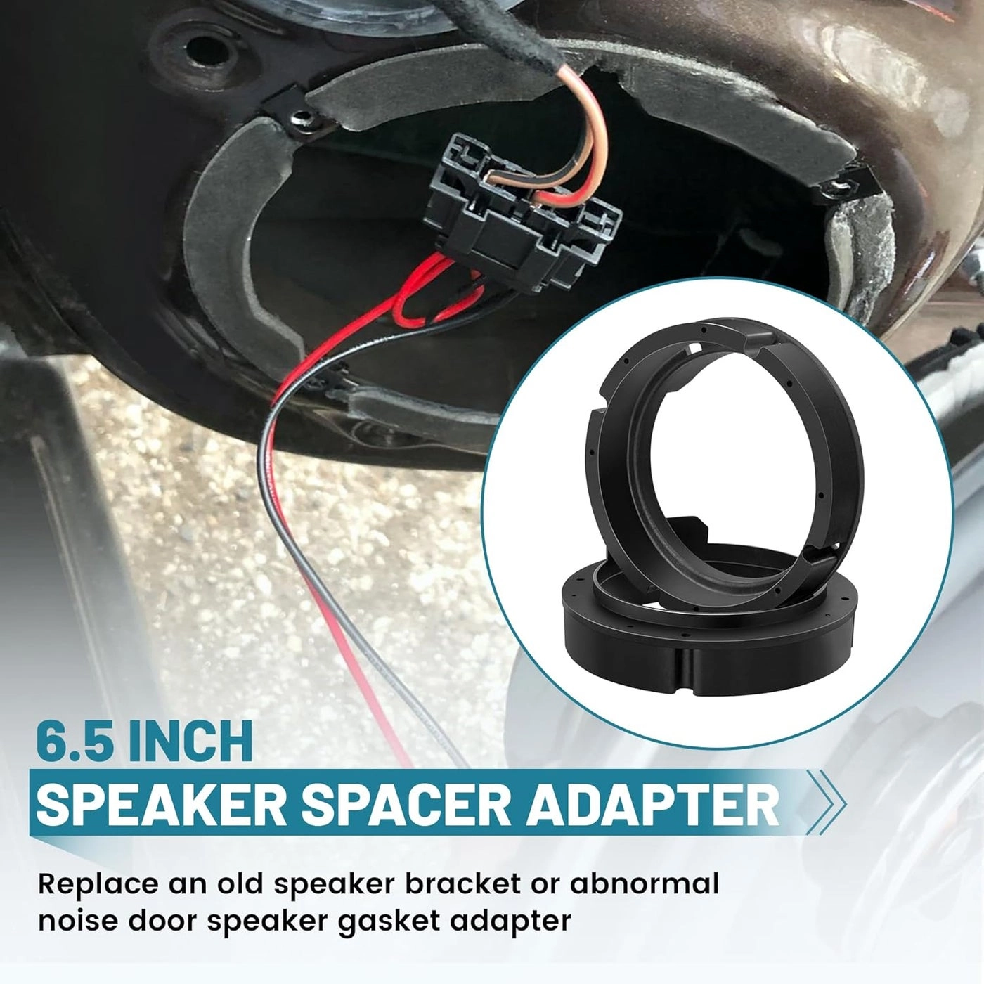 Door Speaker Adapter - 6.5-inch