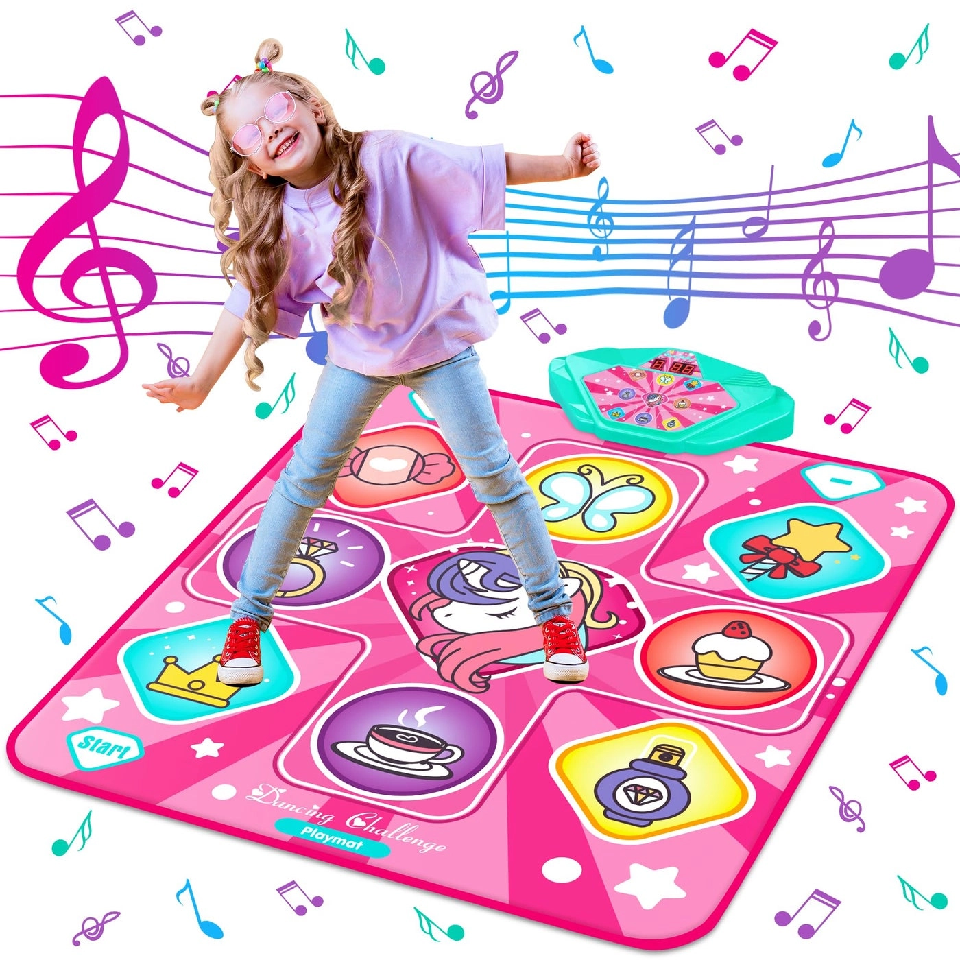 Kusntin Unicorn Dance Mat - 3-12 Years Old