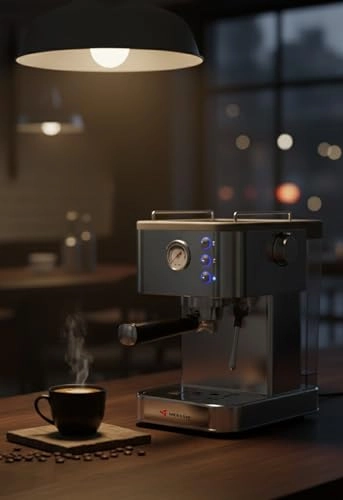 Espresso Coffee Machine 20 Bar ULKA Pump & Milk ME-ECM2048