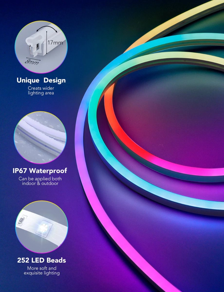 Neon LED Strip Light - 3m