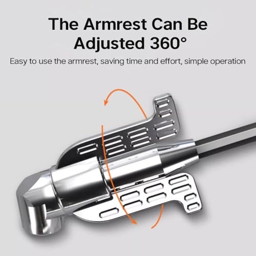 105° Angle Screwdriver Attachment Adapter - HSS silver 10 screw heads