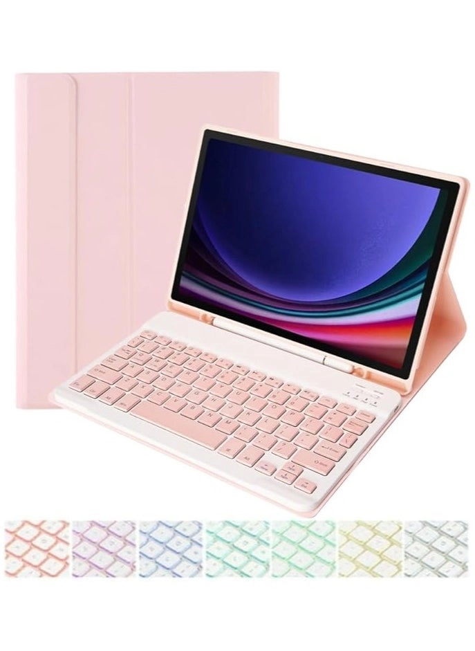 erorex Keyboard Case with Touchpad and S Pen Holder for Galaxy Tab S9 Plus 12.4-inch (2023)