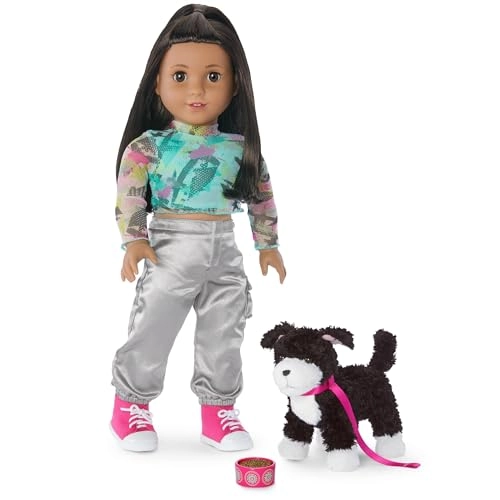 Kavi Sharma Doll - Girl of The Year + Scamper Plush Dog Ages 8+