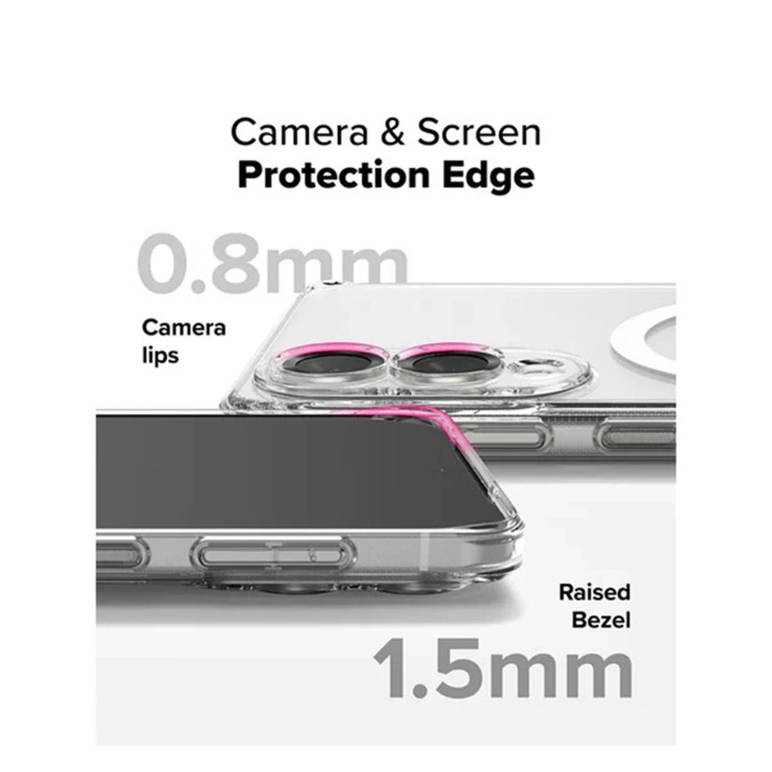 MSAMS25E Clear Case with MagSafe for Samsung Galaxy S25 Edge
