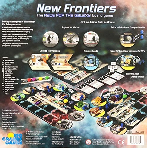 The Race for The Galaxy: New Frontiers