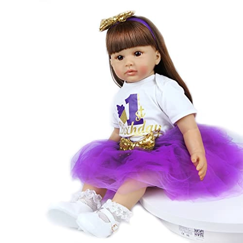 Reborn Baby Doll - 22 Inches / 55 cm Silicone Ages 3+