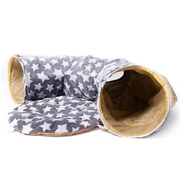 Cat tunnel - 100*27cm Plush, Sisal