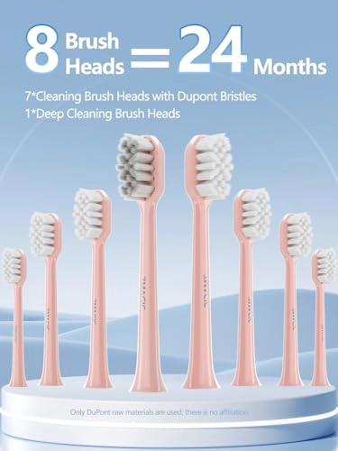 Sonic Electric Toothbrush - 3 Intensity Levels 5 Modes 40000 VPM