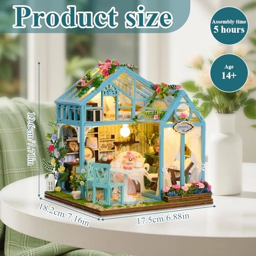 DIY miniature house dollhouse - Dream of flowers