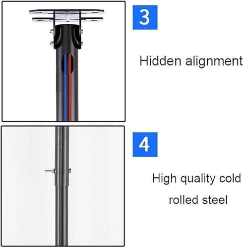 TV Ceiling Mount - 160kg 75-100 inch
