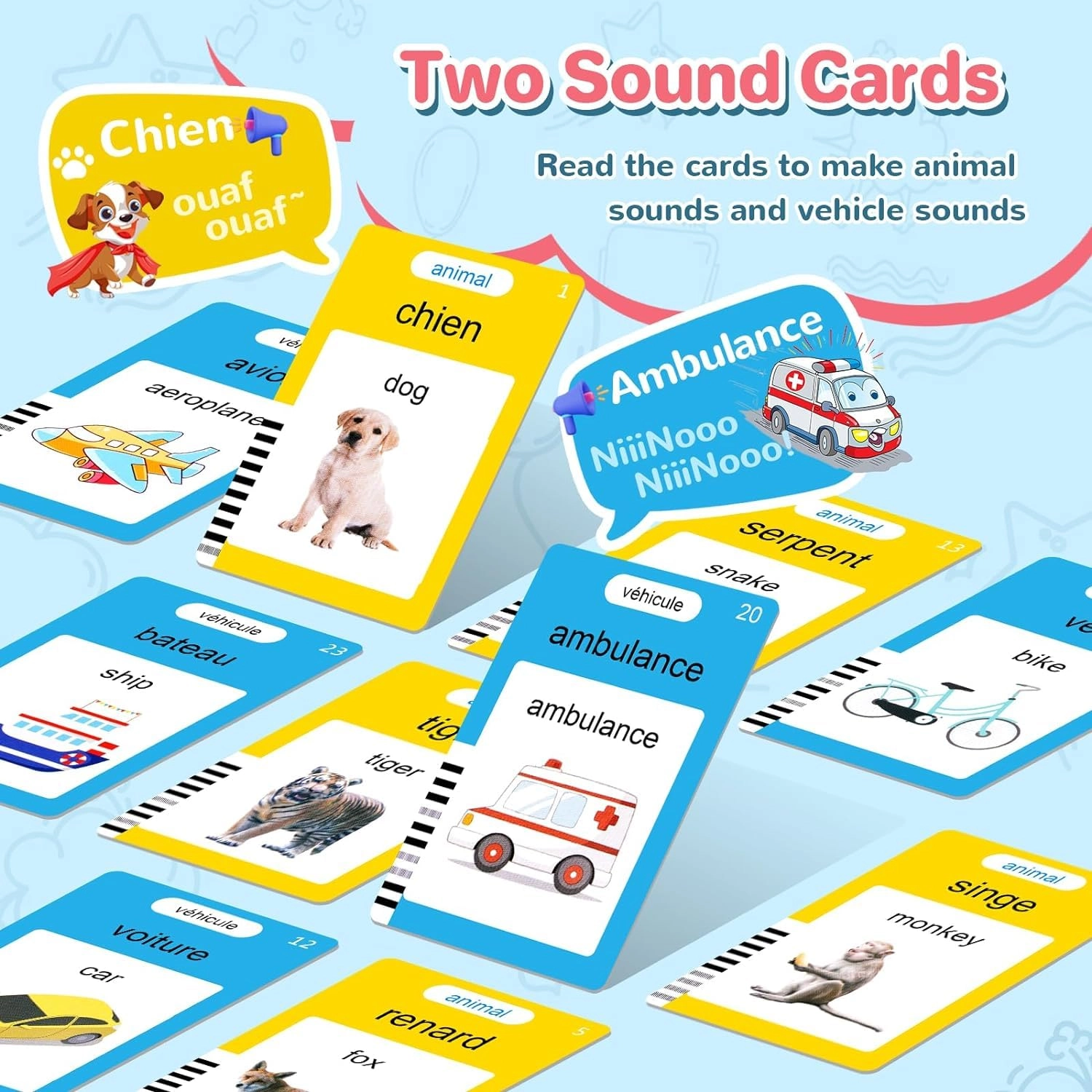 Talking Flash Card - 3+ 1 pieces