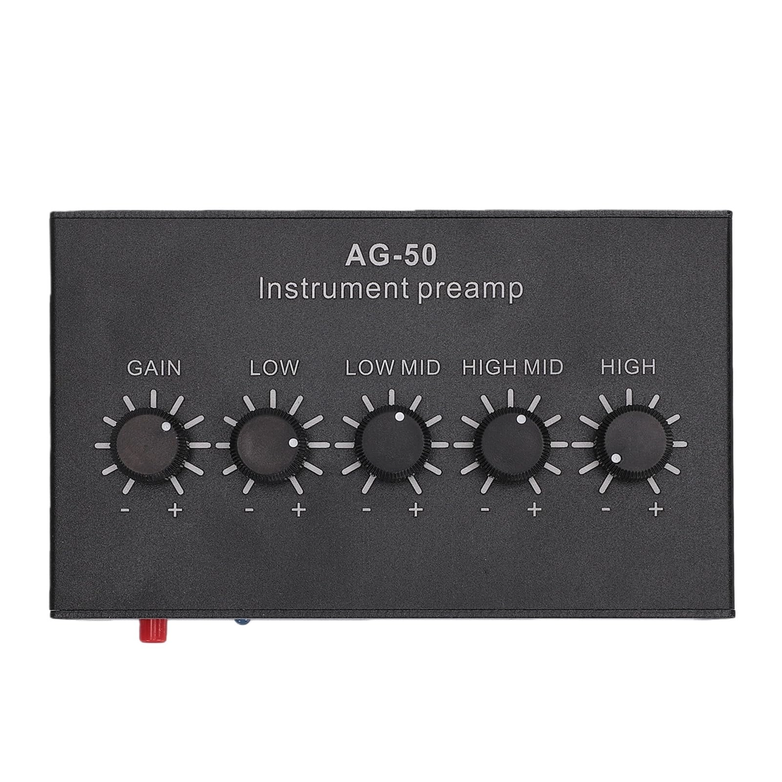 Ycauty Instrument Preamp - Rechargeable 500mAh 4-Band EQ 1/4" TR Input