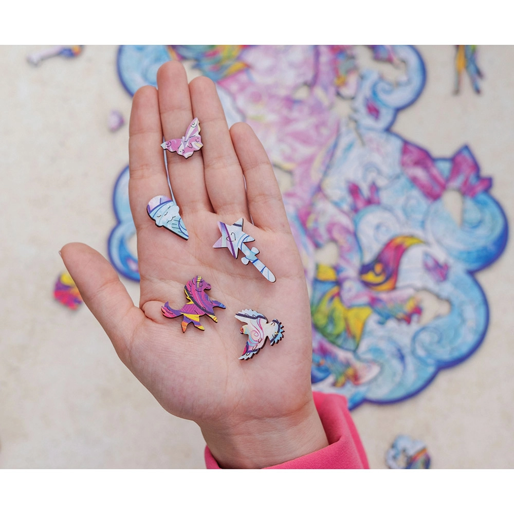 Inspiring Unicorn Wooden Puzzle (4107390-UNICORN_S) - 103 pcs