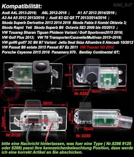Car Reversing Camera - Night Vision Wireless 1280x720
