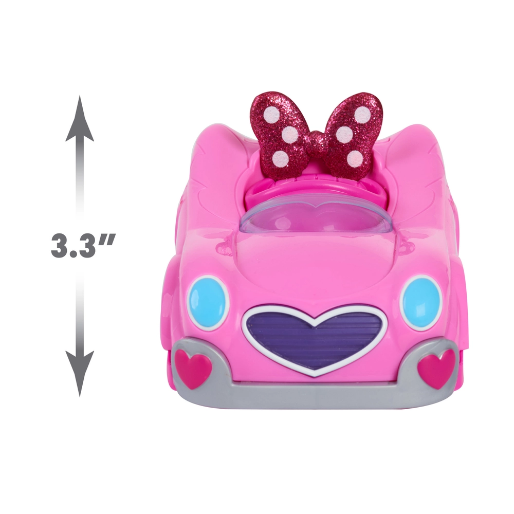 Minnie Mouse Vehicle & Figure Set - 3-inch figure Trunk opens