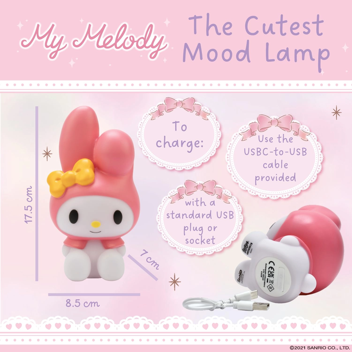 My Melody - Mood light Pink