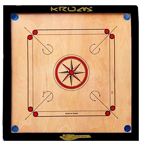 Round Pocket Carrom Board