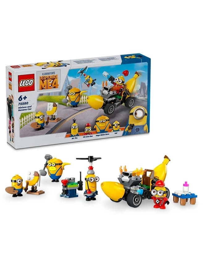 Despicable Me 4 Minions and Banana Car