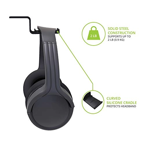 HH - Headphone Hook for Universal Under-Desk Mount