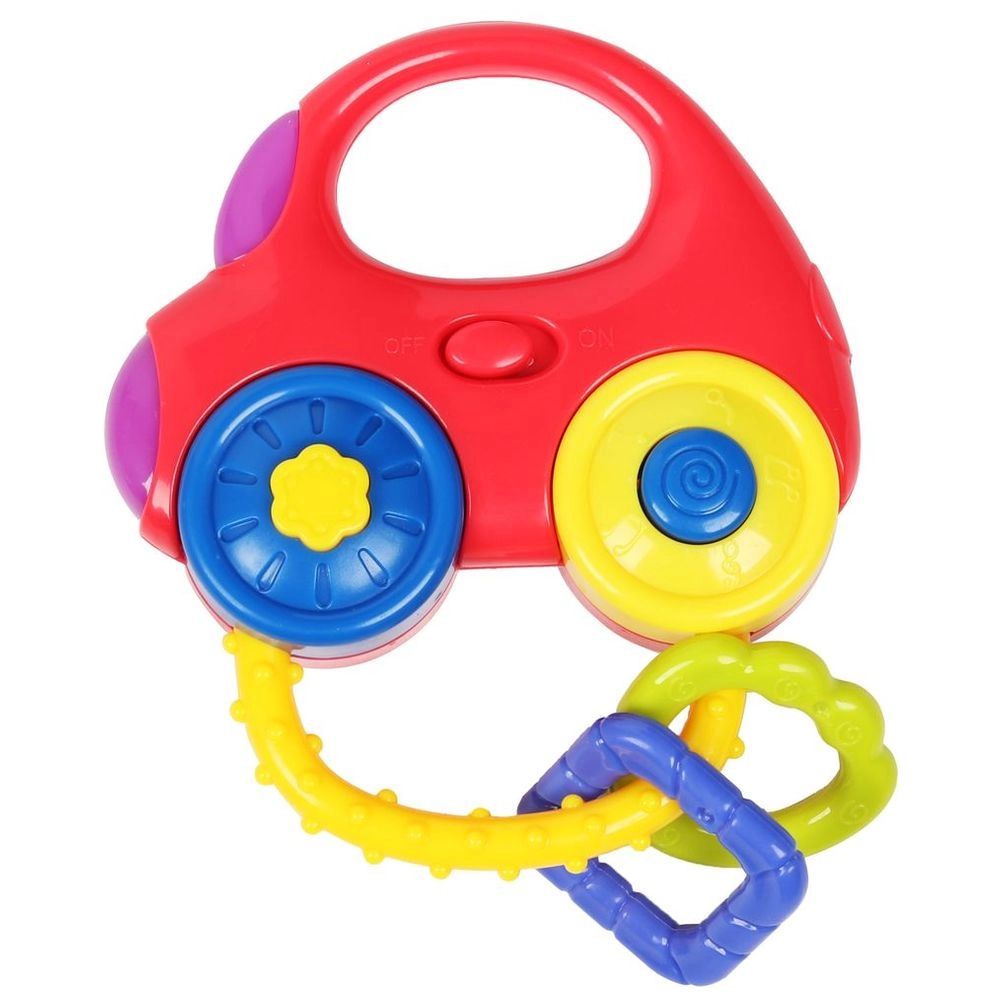 Baby Musical Car Rattle Teether Shaker Toy
